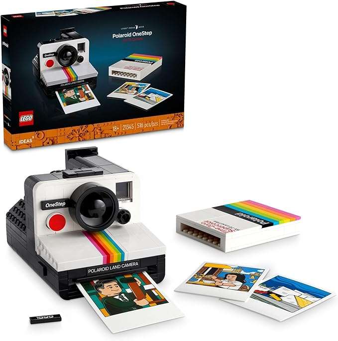 Walmart: Lego Ideas 21345 Cámara Polaroid OneStep SX-70 (516 Piezas)