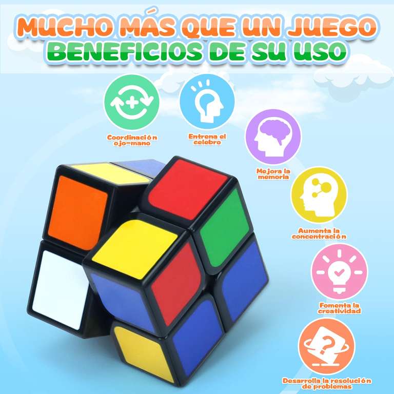Amazon Set de Cubo 2x2 4x4 Cube Pirámide envío prime