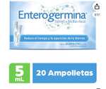 Amazon: ENTEROGERMINA Probióticos 20 Ampolletas de 5 ml c/u | Planea y Ahorra, envío gratis con Prime