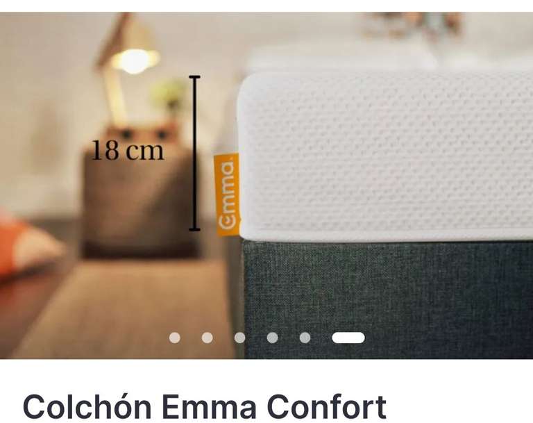 Colchón Emma: Confort individual