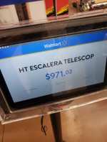 Walmart: Escalera Telescopica 2mts segunda liquidación