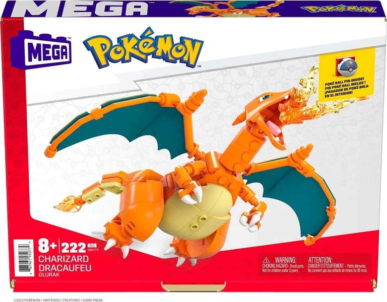 Amazon: Mega Construx Pokémon, Charizard, Juguete de Colección Construcción para niños de 8 años en adelante