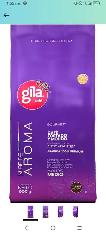 Amazon: Oferta por tiempo limitado: Café Gila Café Gila Nube De Aroma - 900 Gramos PLANEA Y AHORRA (5 o 10%)