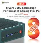 Amazon: Mini PC Bee-link Ryzen 7 7735HS, 32 GB RAM, 500 GB SSD, precio aplicando cupón del vendedor e incluye tarifas de importación