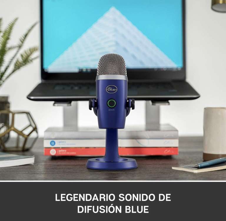 Amazon: Blue Yeti Nano Premium Micrófono de condensador USB para Grabación, Streaming, Gaming, Podcasts, PC y Mac