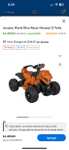 Walmart: Vehículo Montable Fisher Price Power Wheels Jurassic World Dino Racer Naranja 12 Volts