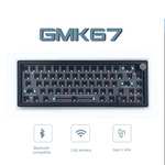 AliExpress: GMK67, Junta de teclado mecánico intercambiable, estructura de teclado retroiluminada RGB, Bluetooth 2,4G, 3 modos
