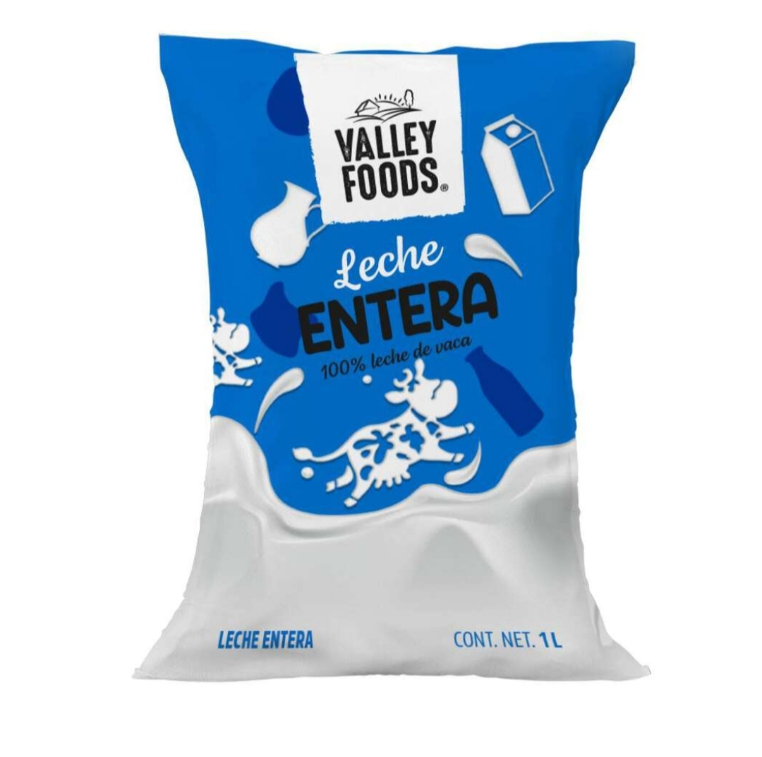 Soriana App - Leche Entera 100% leche de vaca Valley Foods 1 litro