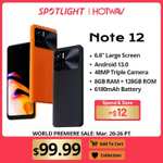 AliExpress: Smartphone Hotwav Note 12