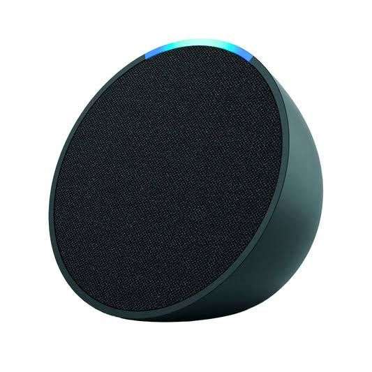 Mercado Libre: Amazon Echo Pop con asistente virtual Alexa color charcoal 110V con MasterCard. Tienda oficial de ML
