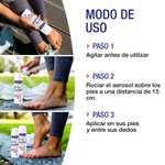 Amazon: Curitas Antitranspirante para pies en Spray Antibacterial Silver Active | Planea y Ahorra, envío gratis con Prime