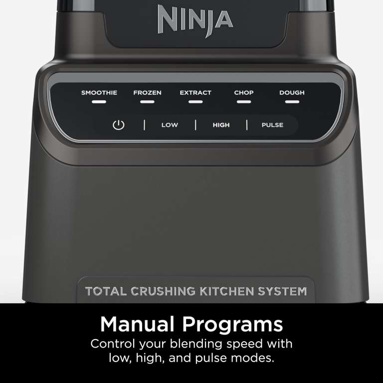Amazon: Ninja BR601AMZ Ninja Sistema de cocina trituradora total para batidos, congelados, extractos, picar y masa, 1200 vatios, 70 onzas.