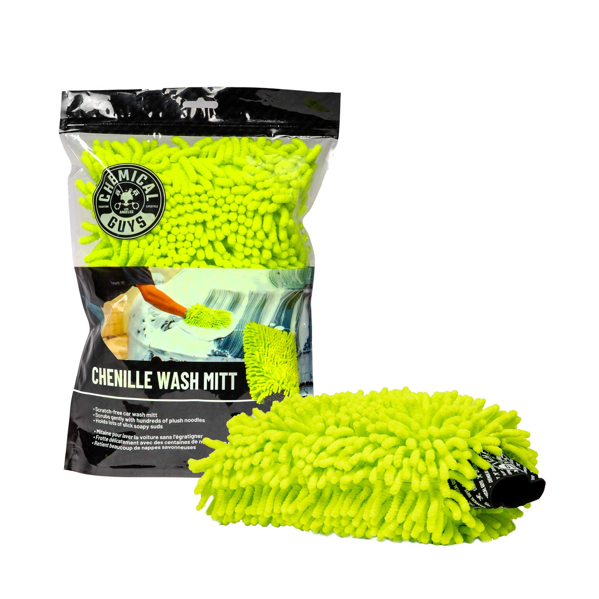 Amazon: Chemical Guys Chenille Premium Manopla de Microfibra antiarañazos