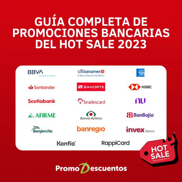 Hot Sale 2023: estas son las promociones y ofertas bancarias de  para  aprovechar los descuentos de la gran venta en México