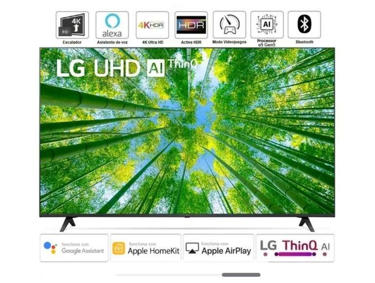 Bodega Aurrera: TV LG 70 Pulgadas UHD 4K TV AI ThinQ SMART TV 70UQ8050BFB