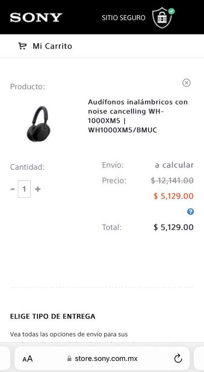 Sony WH-1000XM5 Auriculares inalámbricos Bluetooth - Liverpool Mexico