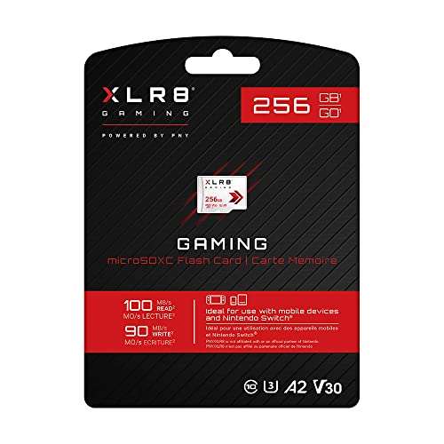 Amazon: Micro SD PNY XLR8 Gaming 256GB