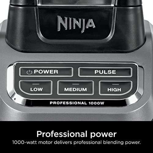 Amazon: Ninja - Professional BL610 - Licuadora de 1000 vatios - Tecnología de trituración total