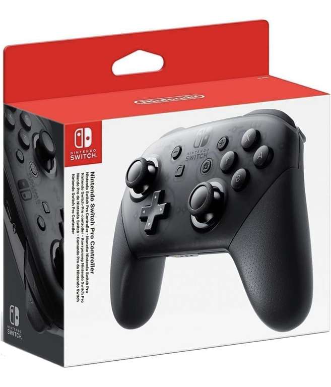 Amazon: Nintendo Switch Pro Controller - Original/Grey