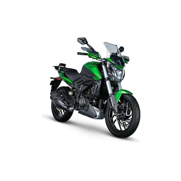 Bodega Aurrera: Motocicleta BAJAJ Dominar 400cc, 2023, Negro- Verde a 18 MSI pagando con BBVA