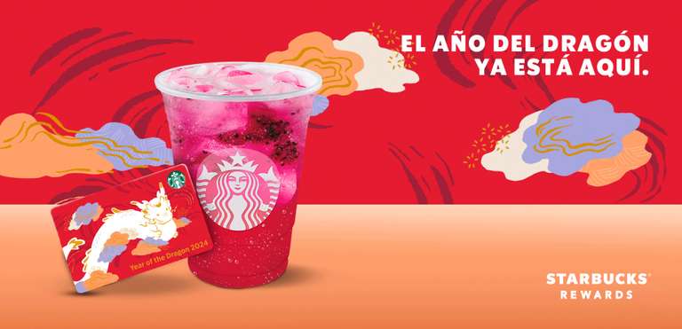 Starbucks: Bebida grande gratis al activar tarjeta Dragon