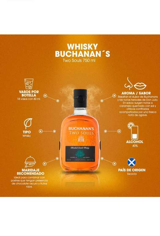 Amazon: Whisky Buchanan´s Two Souls 750 ml