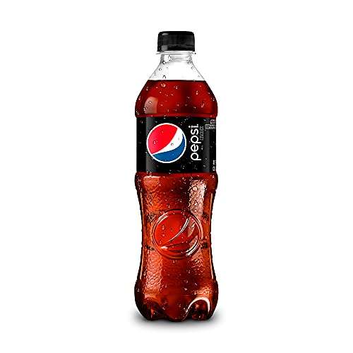 Amazon: Pepsi Black Sin Azúcar con Botellas de PET Reciclable, 1 Paquete de 12 Botellas de PET de 600 Ml