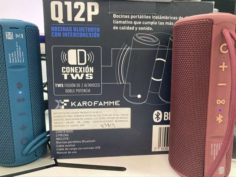 Office Depot: Bocinas Karo Famme Q12P Bluetooth Speakers
