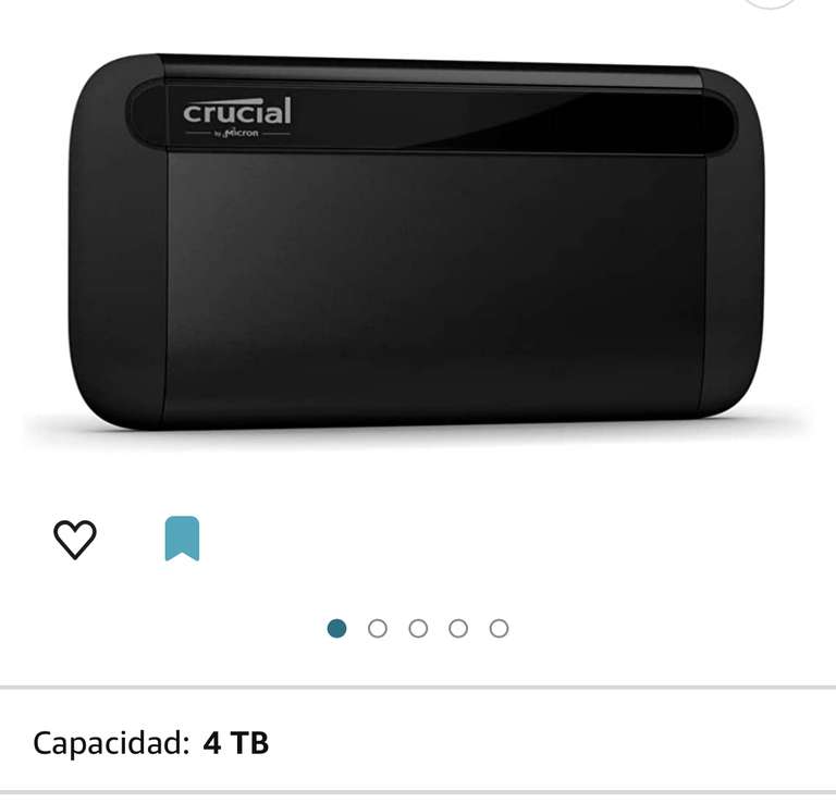 Amazon: SSD CRUCIAL 4TB