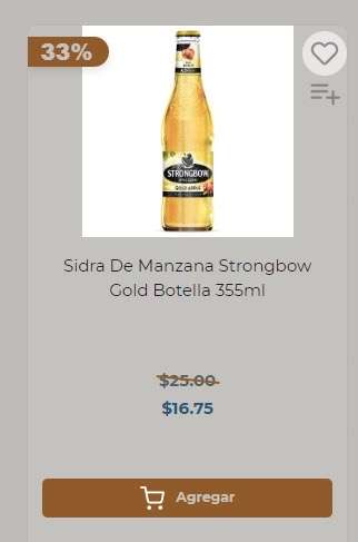 Chedraui: Strongbow de manzana $16.75