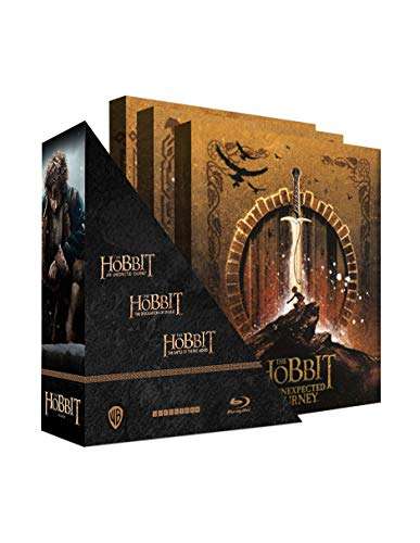 Amazon: El Hobbit - Paquete Trilogía Steelbook Blu-ray | Oferta Prime