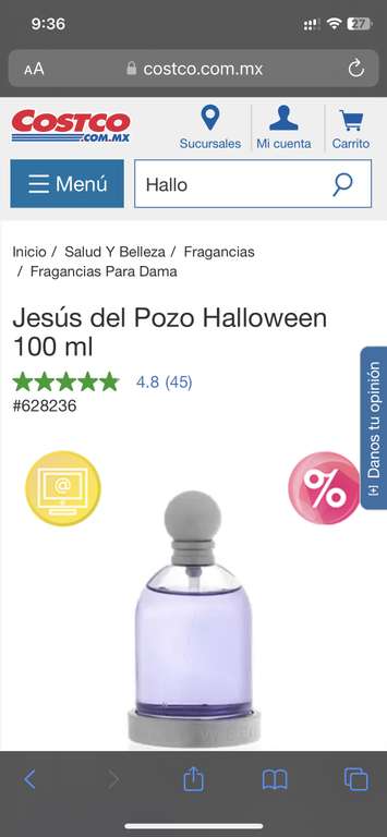 Costco: Jesús del Pozo Halloween 100 ml