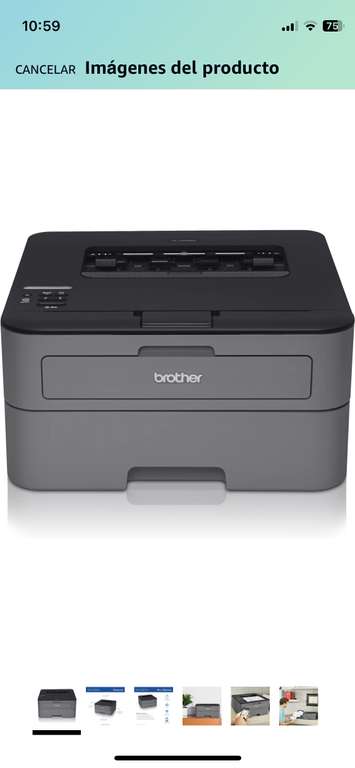 Amazon: BROTHER HLL2305W Impresora compacta láser monofrecuencia con impresión inalámbrica y de Dispositivos móvile