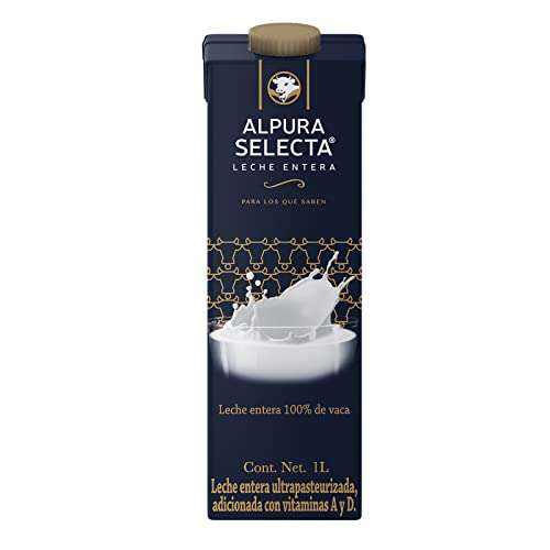 Amazon: Alpura Leche Selecta, 1 L. Paquete de 12, litro en $19.50