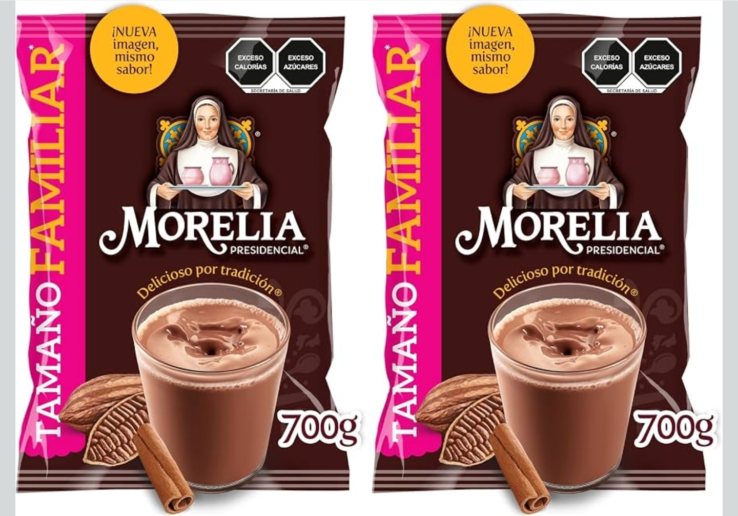 Amazon: 1 kilo 400g por $116 ||| Morelia Presidencial MaxiBolsa de 700g (Paquete de 2)
