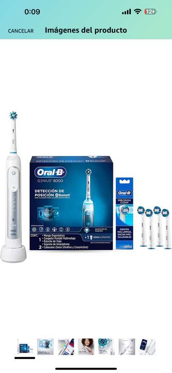 Amazon: Oral-b Genius 8000 cepillo eléctrico (10% cupones)