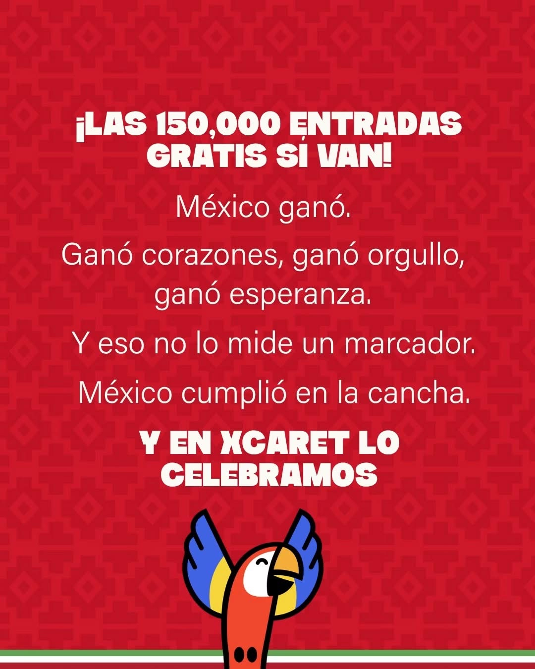 PROMOAVISO - Xcaret ¡Las 150,000 entradas GRATIS SÍ VAN!