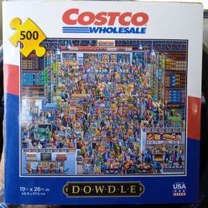 Costco: Dowdle, Rompecabezas de Costco Wholesale 500 piezas ($97 en sucursal Interlomas)