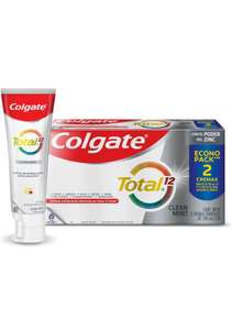 Amazon: Colgate Pasta Dental Total 12 Clean Mint 2x100ml PLANEA Y CANCELA