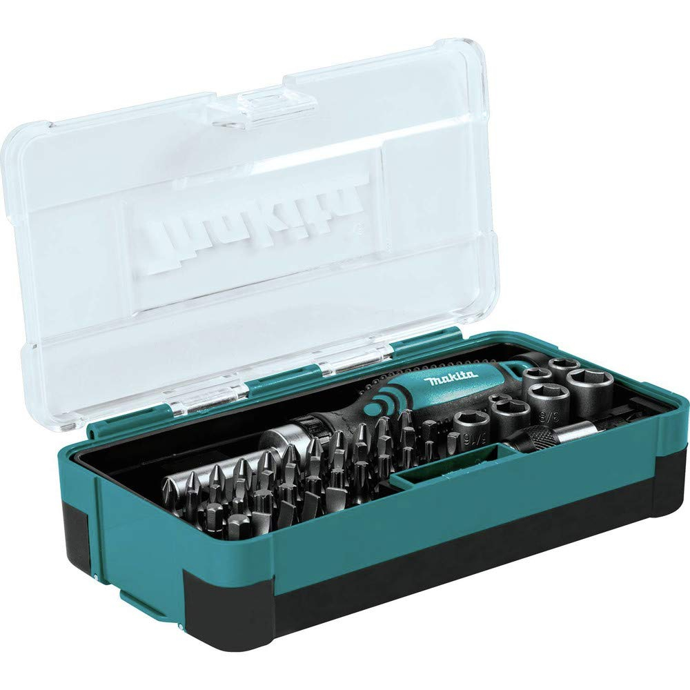Amazon: Makita Desarmador Manual Tipo Matraca Con 47 Puntas Y Dados B-50289