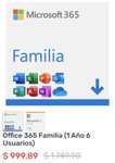 Mr Licencias: Microsoft Office 365 Familia (1 Año 6 Usuarios)