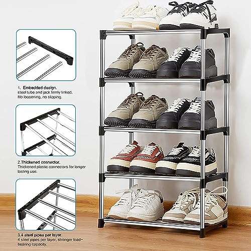 Amazon: LETTURE - Rack Organizador para Zapatos / Multiusos - 5 Niveles - Soporta 20Kg