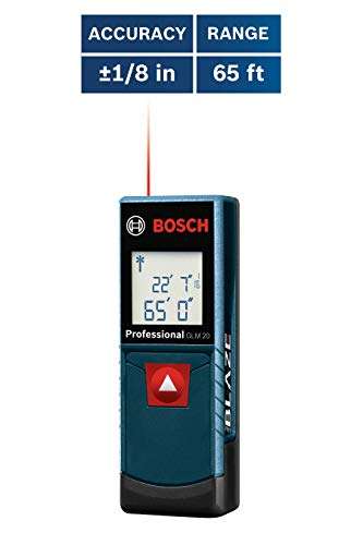 Amazon: Bosch GLM 20 - Medidor láser de distancia, compacto, 20 m