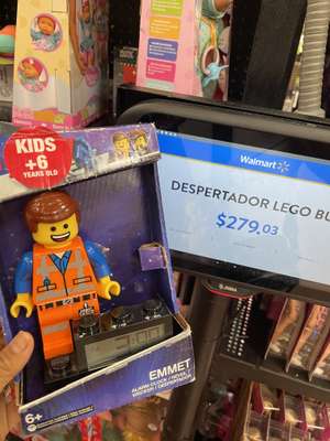 Walmart zona norte Veracruz: Reloj despertador Lego