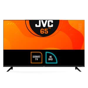 Radioshack: Pantalla JVC Smart TV Roku Frameless SI65URF 65 pulg. 4K + Audífonos de regalo | Pagando con Kueski Pay