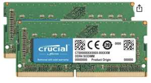 Amazon: Crucial Memoria RAM de 32 GB (2 x 16 GB) 3200 Mhz