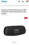 PC Digital: Bocina Portatil Waterproof JBL XTREME 3 BLK Bluetooth Color Negro