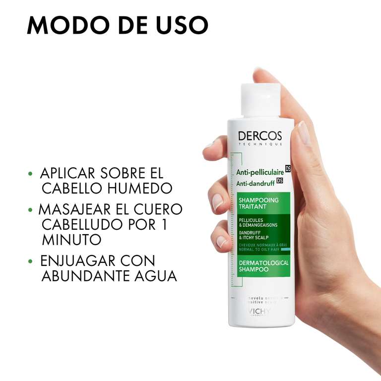 Amazon: Vichy Dercos Shampoo para caspa 200ml