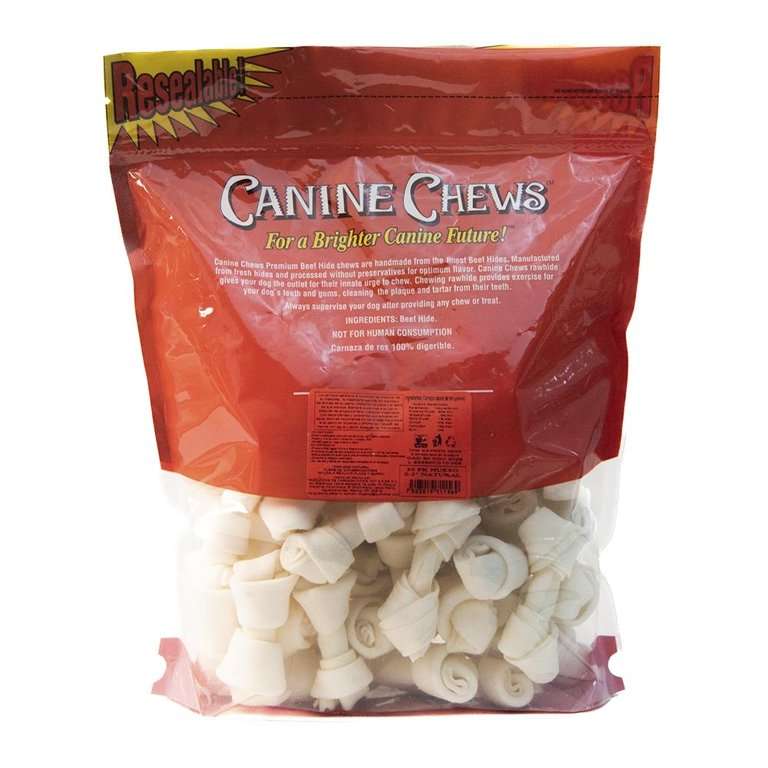 Walmart: Bolsa de carnaza Canine Chew Carnaza firme natural en forma de hueso (para los lomitos)