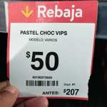Walmart, pastel de chocolate VIPS